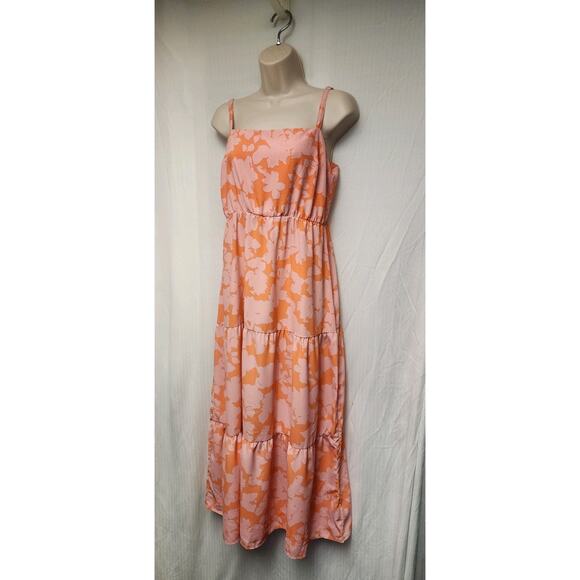 Social Standard by Sanctuary Ladies Floral Smocked Back Maxi Dress Size Large - Picture 2 of 7